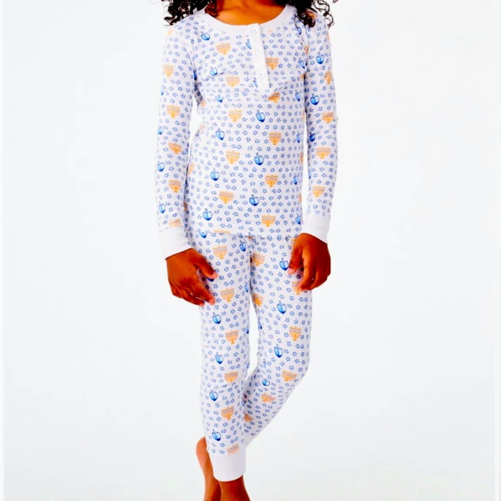 BRAND NEW WITH TAGS ROLLER RABBIT KIDS FESTIVAL OF LIGHTS PAJAMAS SIZE 10